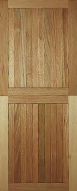 Framed & Ledged Flush Back Stable Door | Exterior Doors | Wooden