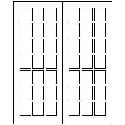 Pair 1613 Strongwood Security Doors