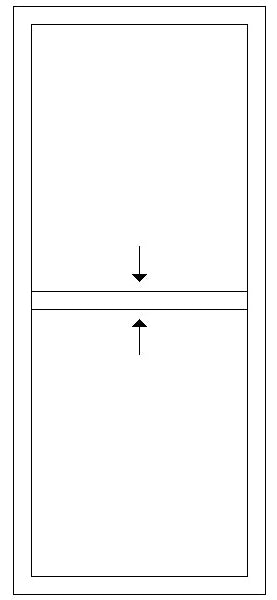 900W X 2100H Full Glass Sliding Sash Window