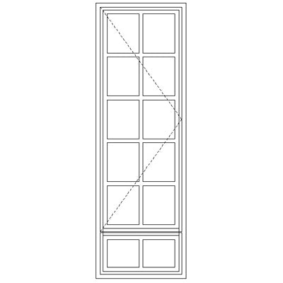 LND51/G Small Pane 574W X 1765H
