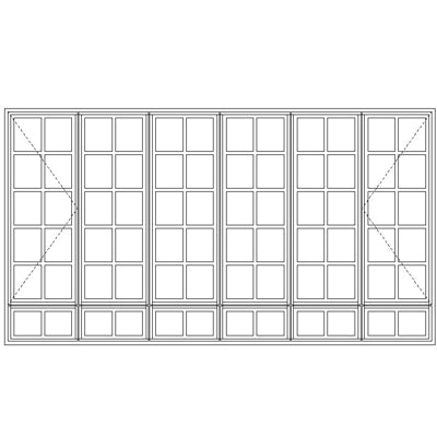 LND522108/G Small Pane 3219W x 1765H