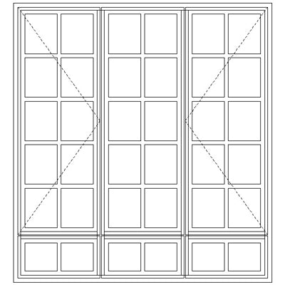 LND54/G Small Pane 1632W X 1765H