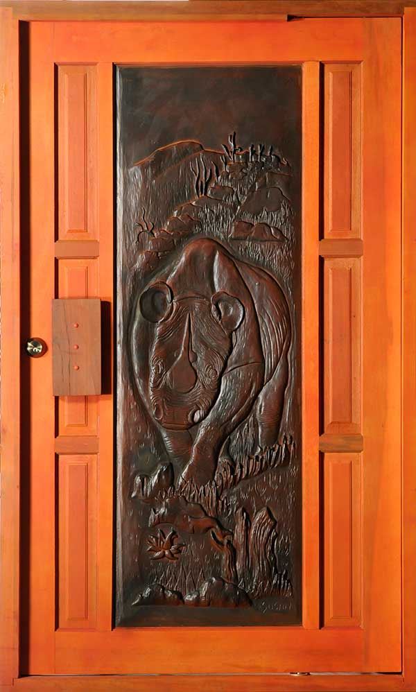 Rhino Pivot Door Pre-Hung 1200 X 2032
