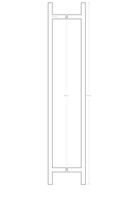 T handle 25x900X1070 QS2508BTB