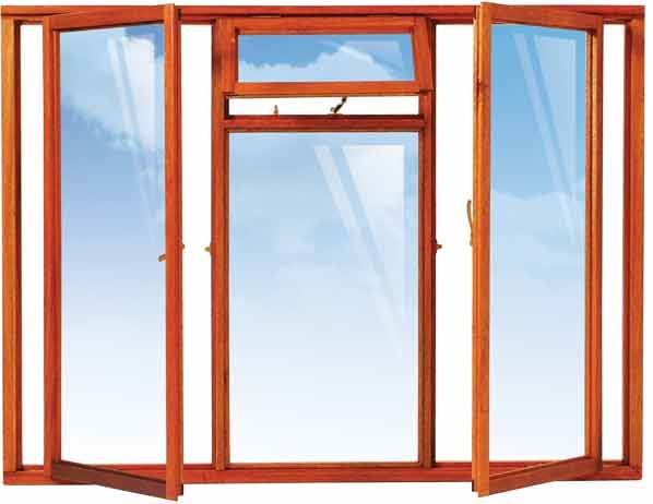 ND54F Full Pane | 3 Pane Two Side Openers With Top Fanlight