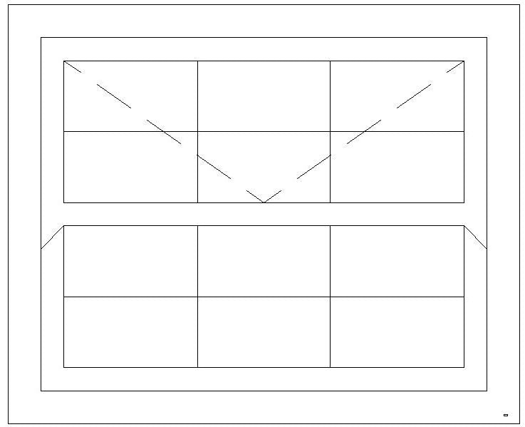 1200W X 900H Cape Dutch Mock Sash Window