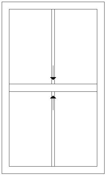 900W X 1500H Victorian Sliding Sash Window