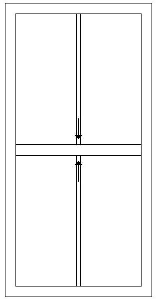 900W X 1800H Victorian Sliding Sash Window