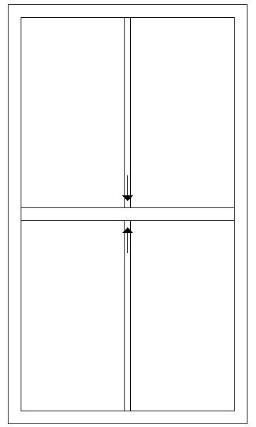1200W X 2100H Victorian Sliding Sash Window
