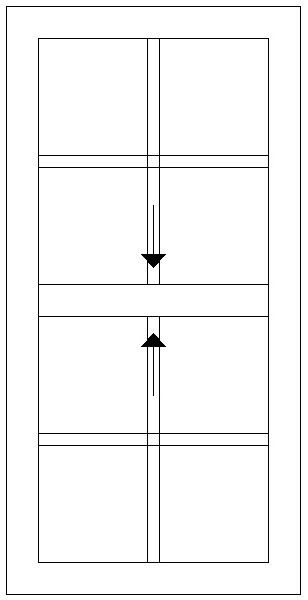 600W X 1200H Cape Dutch Sliding Sash Window