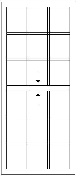 900W X 2100H Cape Dutch Sliding Sash Window
