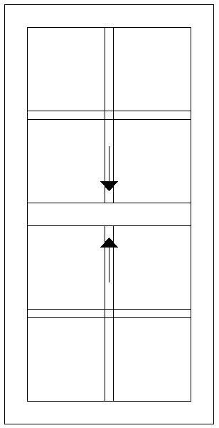 600W X 1200H Cape Dutch Sliding Sash Window
