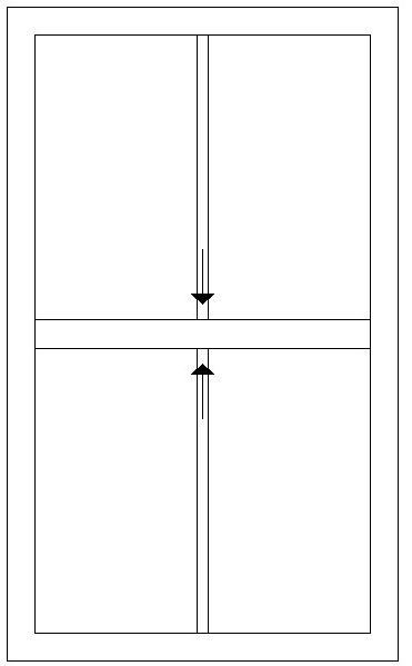 900W X 1500H Victorian Sliding Sash Window