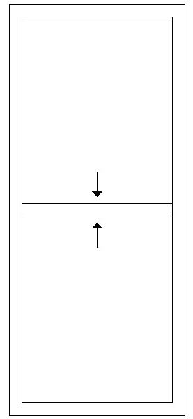 900W X 2100H Full Glass Sliding Sash Window