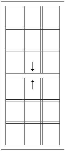 900W X 2100H Cape Dutch Sliding Sash Window
