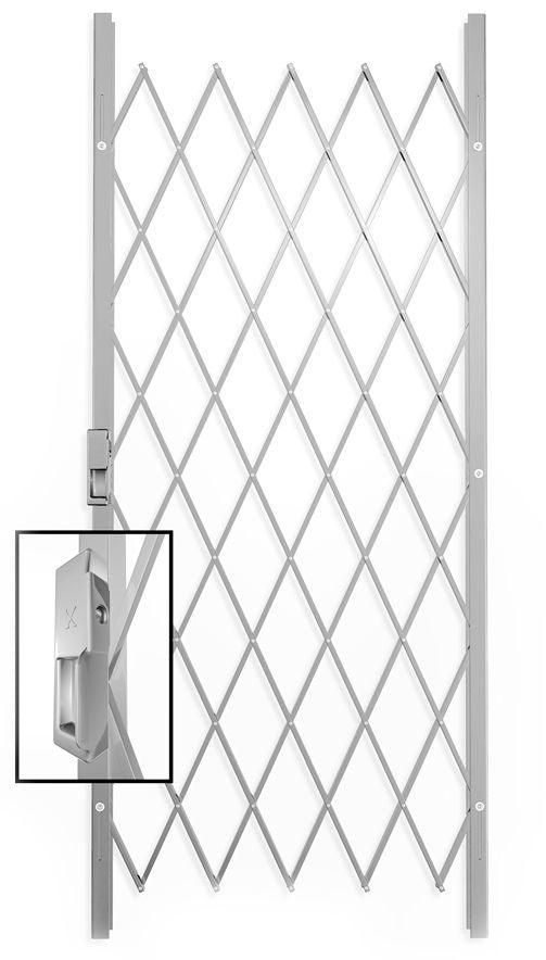 Saftidor A Slamlock Security Gate - 840mm x 2000mm White