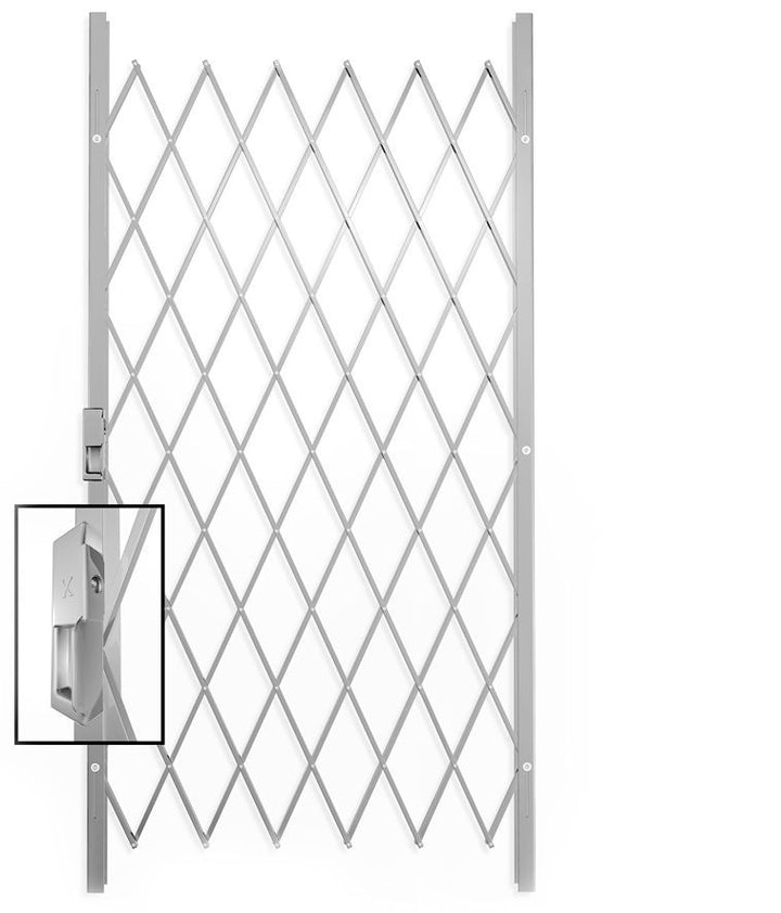 Saftidor B Slamlock Security Gate - 1000mm x 2000mm White