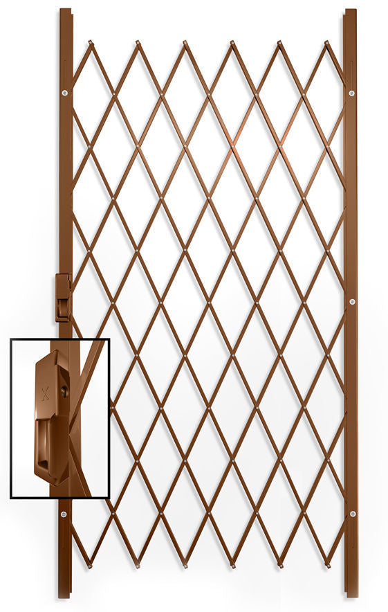 Saftidor B Slamlock Security Gate - 1000mm x 2000mm Bronze