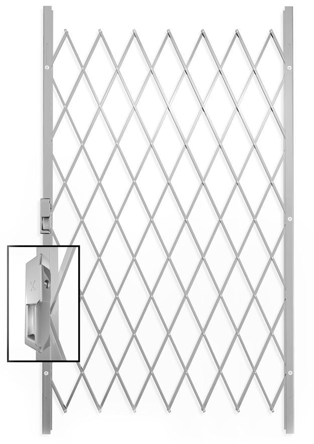 Saftidor C Slamlock Security Gate - 1150mm x 2000mm White