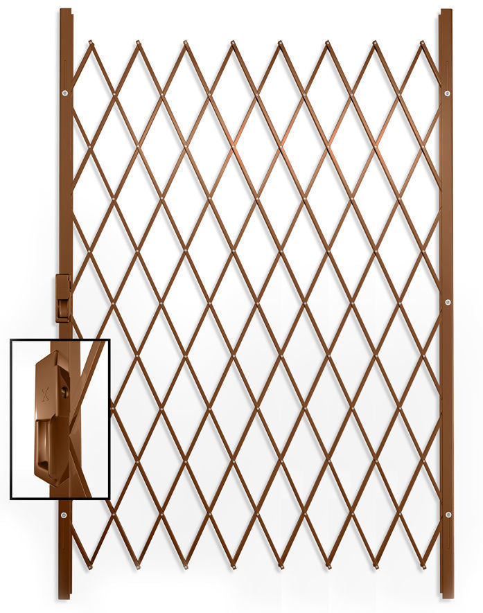 Saftidor D Slamlock Security Gate - 1300mm x 2000mm Bronze