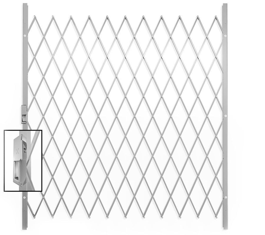 Saftidor G Slamlock Security Gate - 1800mm x 2000mm White