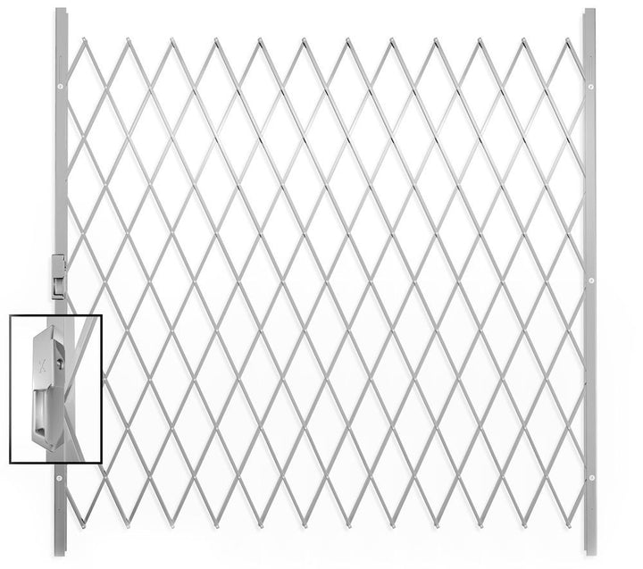 Saftidor H Slamlock Security Gate - 1950mm x 2000mm White