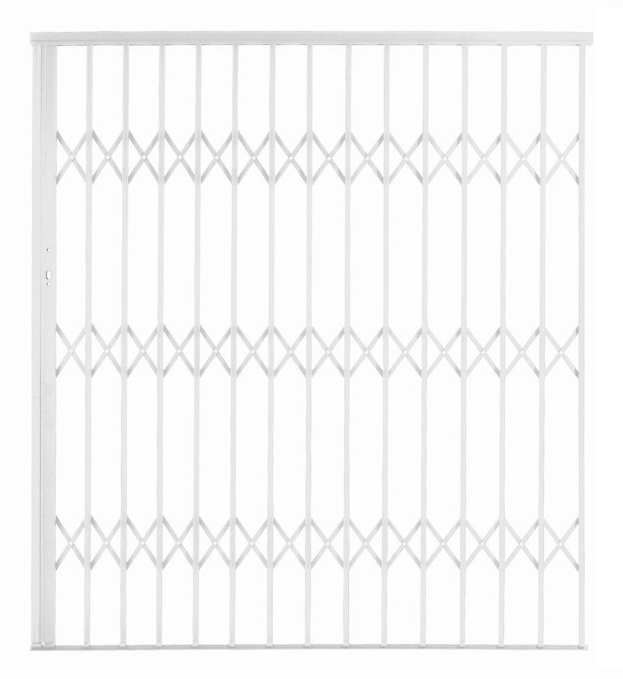 Alu-Glide Security Gate 1800mm x 2150mm White