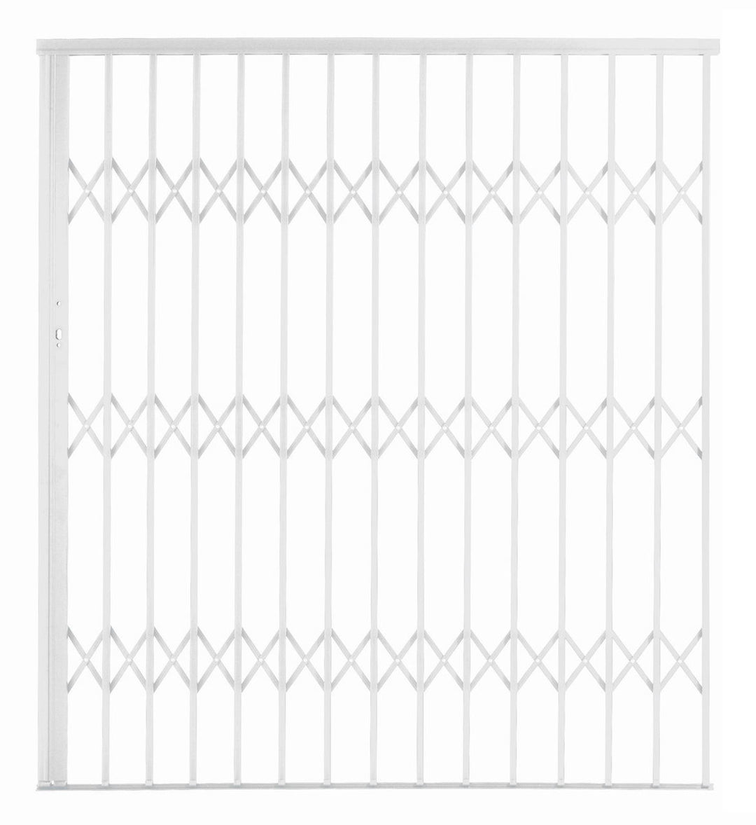 Alu-Glide Security Gate 1800mm x 2150mm White
