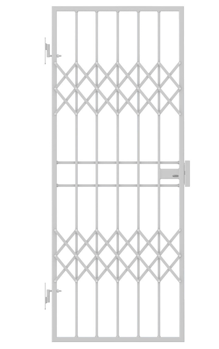 Trellis White Lockable Security Gate 770mm x 1950mm