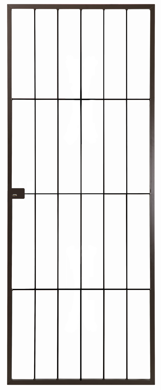 Econo Bronze Security Lock Gate 770mm x 1950mm