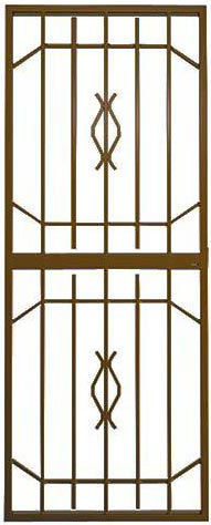 Trendi Bronze Lockable Security Gate 770mm x 1950mm