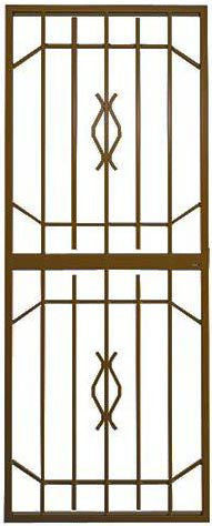 Trendi Bronze Lockable Security Gate 770mm x 1950mm
