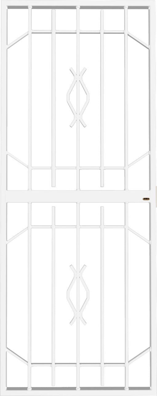 Trendi White Lockable Security Gate 770mm x 1950mm