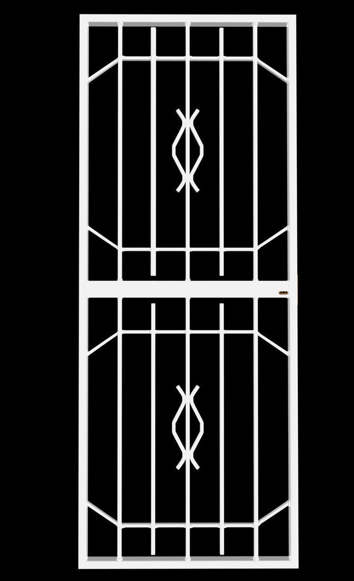 Trendi White Lockable Security Gate 770mm x 1950mm