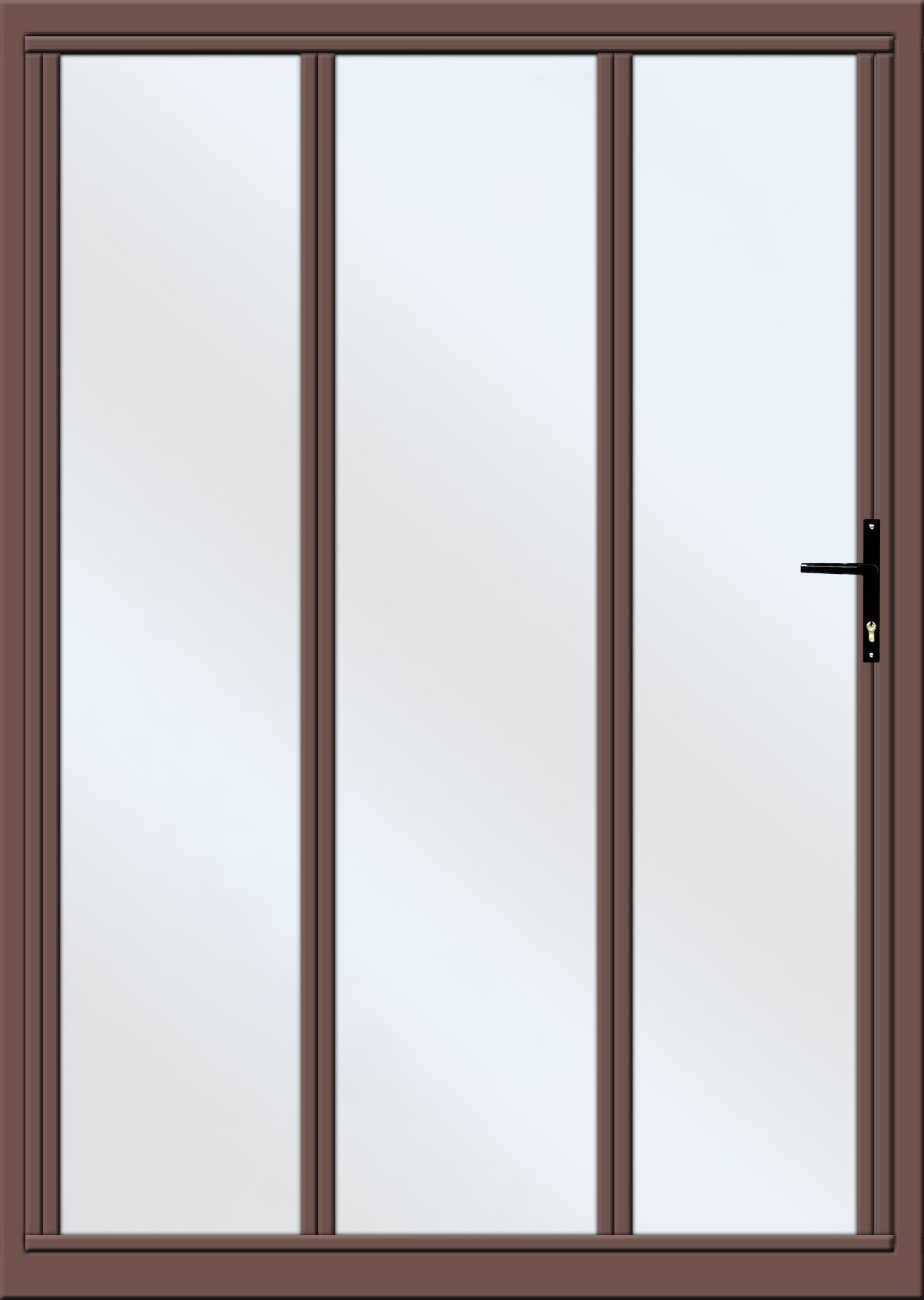 1800 X 2100 3 Panel Econo Aluminium Folding Door