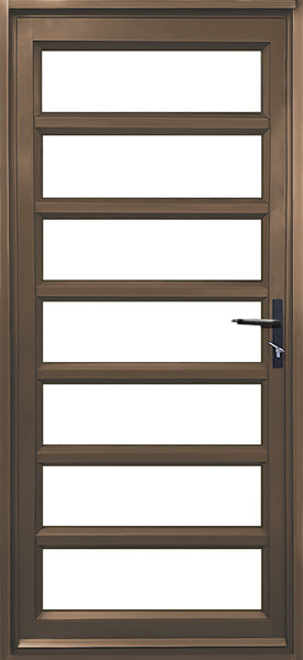 Kayo 7 Pane Aluminium Door Open Out