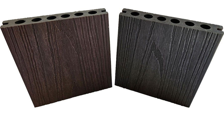 Redwood / Walnut Dual Colour Ultra Composite Decking Board