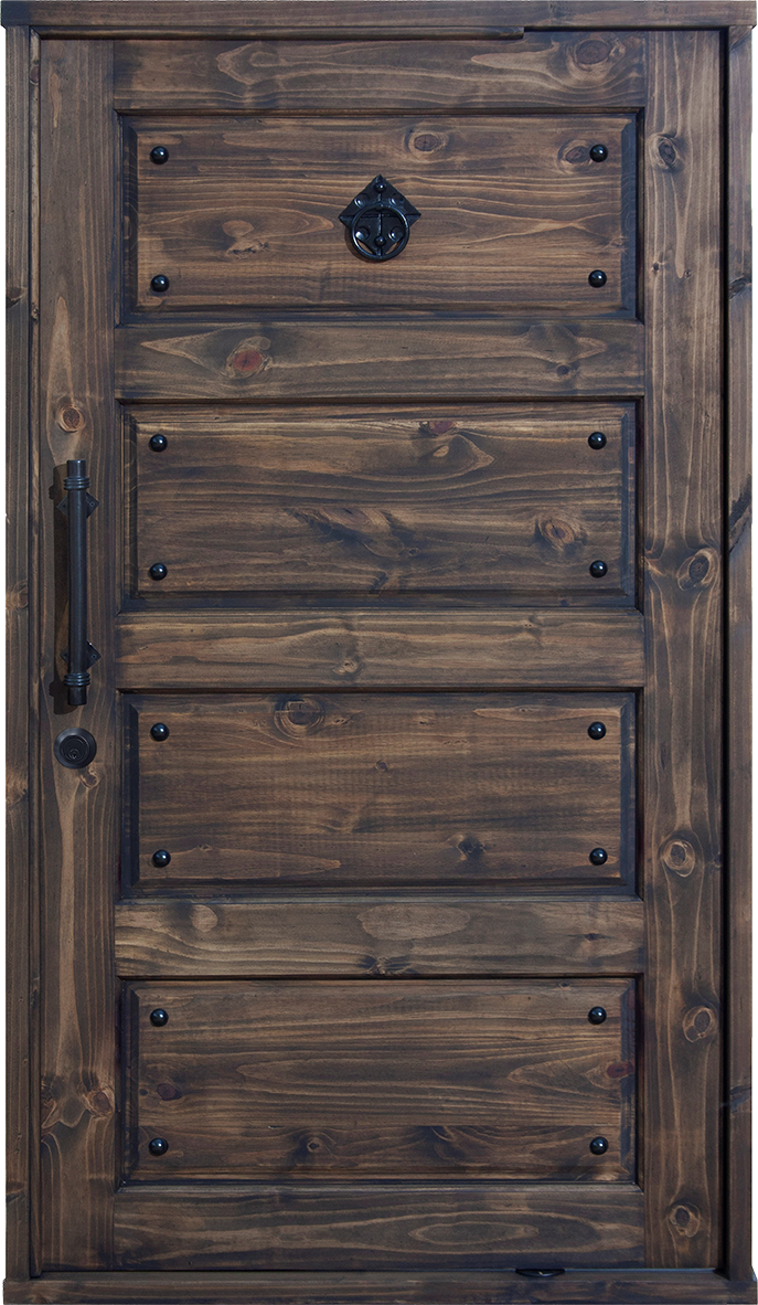 Ebony Vintage Pivot Door Pre Hung 1200W X 2032