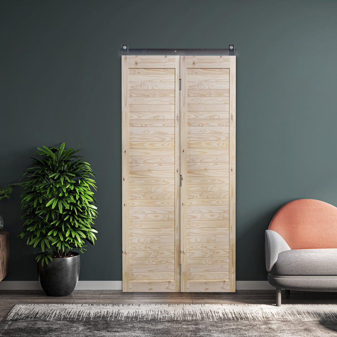 Bi-Fold Horizontal Barn Door 1000 X 2100