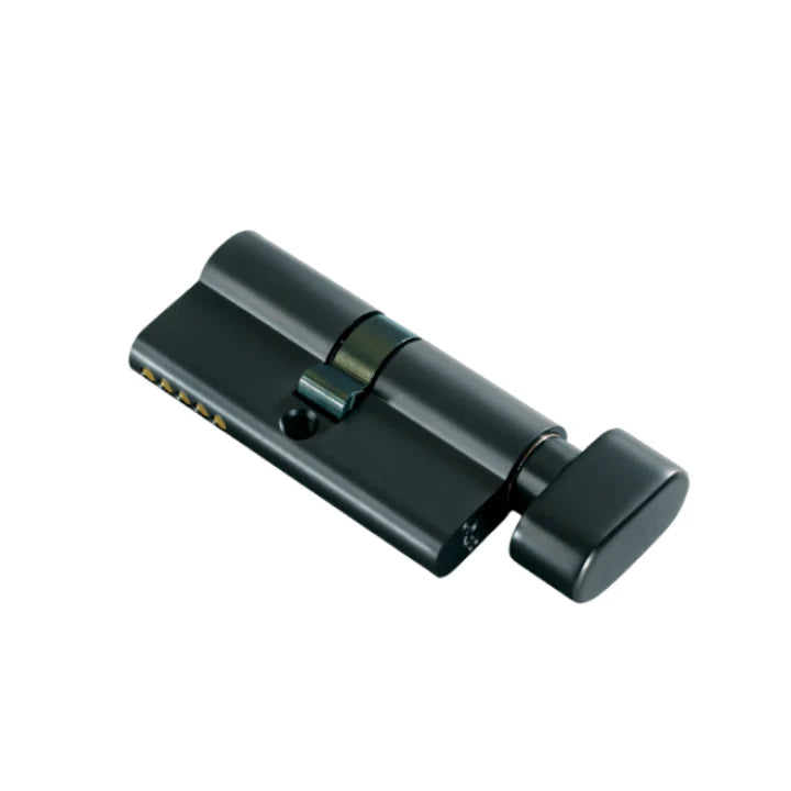 QS1108BL 60mm Black Knob Cylinder