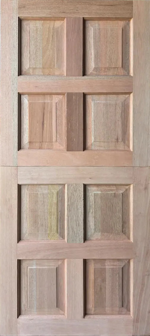 8 Panel Meranti Stable Door | Exterior Doors | Wooden Back Doors