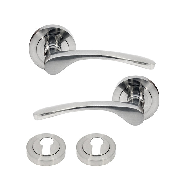 Hudson Handle on Rose Aluminium Handle