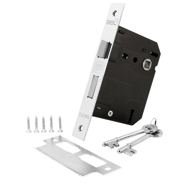 3 Lever SS304 Prestige Mortice Lock