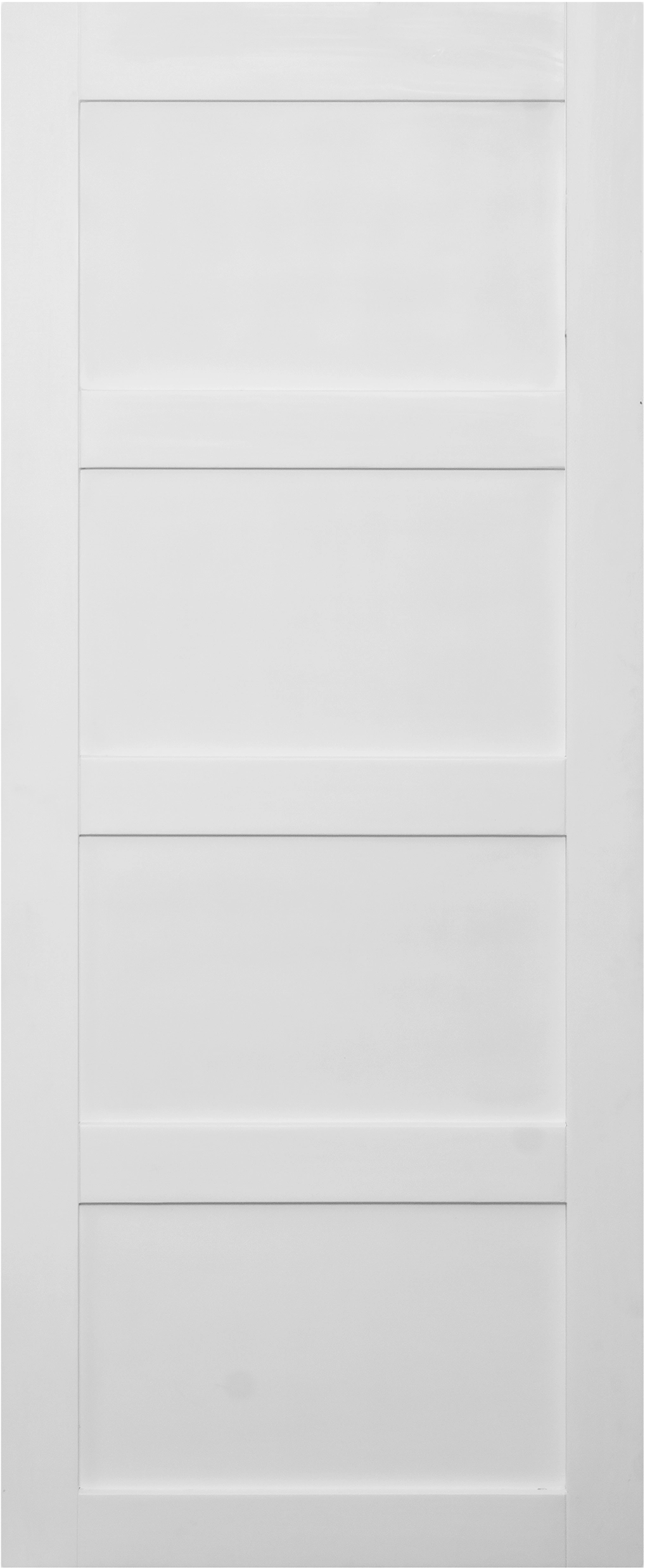 White Primed Pine 4 Panel Shaker Door - 813 x 2032mm