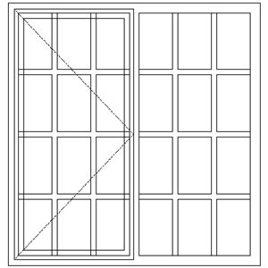Strongwood Windows >> 1205mm High Strongwood Windows