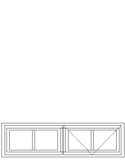 Economy Small Pane Window >> 283mm High windows
