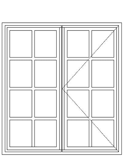 Economy Small Pane Window >> 1195mm High Windows