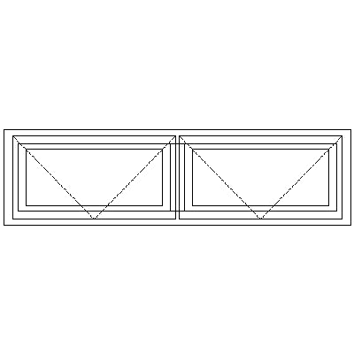 NG7 Full Pane Windows 305 mm High | Shop At Doors Direct