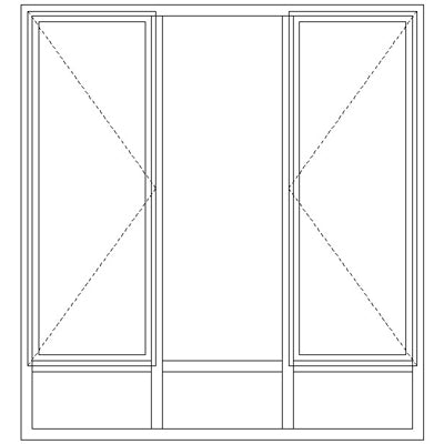 ND54/NG9 Full Pane | Meranti Sublight Wooden Window