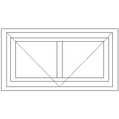NG1 Small Pane | Single Top Opener Window | Doors Direct